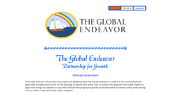 Desktop Screenshot of globalendeavor.net